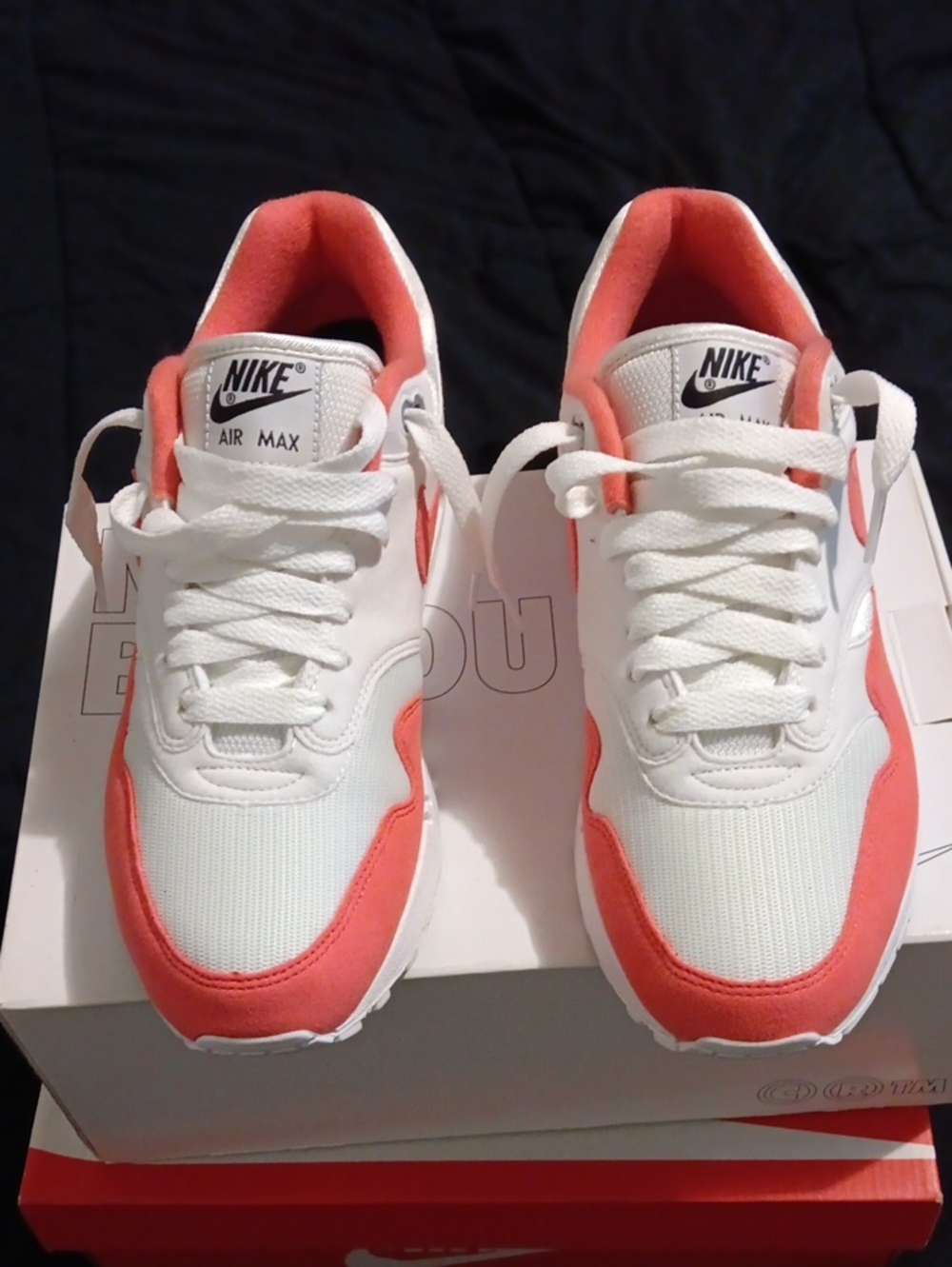 NIKE AIR MAX 1 NIKE BY YOU CUSTOM SALMON PINK